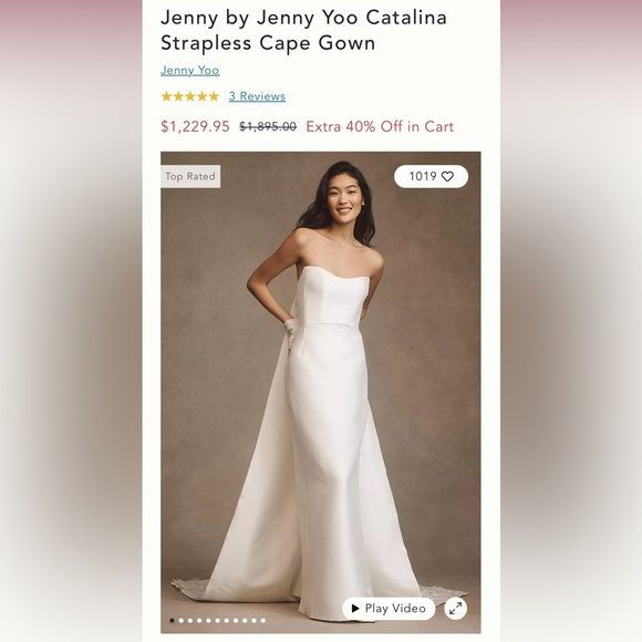 Anthropologie Wedding Dress - Picture 10 of 12